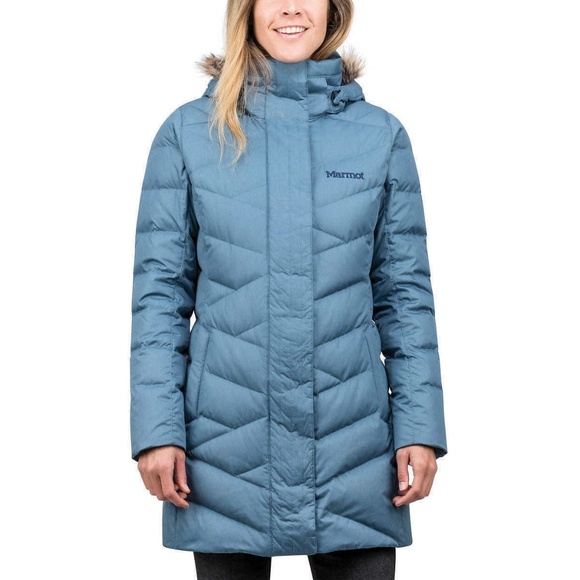 Marmot Jackets & Blazers - Marmot Women Varma Long Quilted Hooded Down Jacket